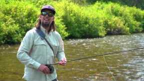 Correctly winding line on to a fly reel