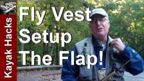 Fly Fishing Tip - How to Use the Fishing Vest Rod Holder