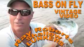 Shallow Bass on fly - Summer on Lake Ray Roberts Texas